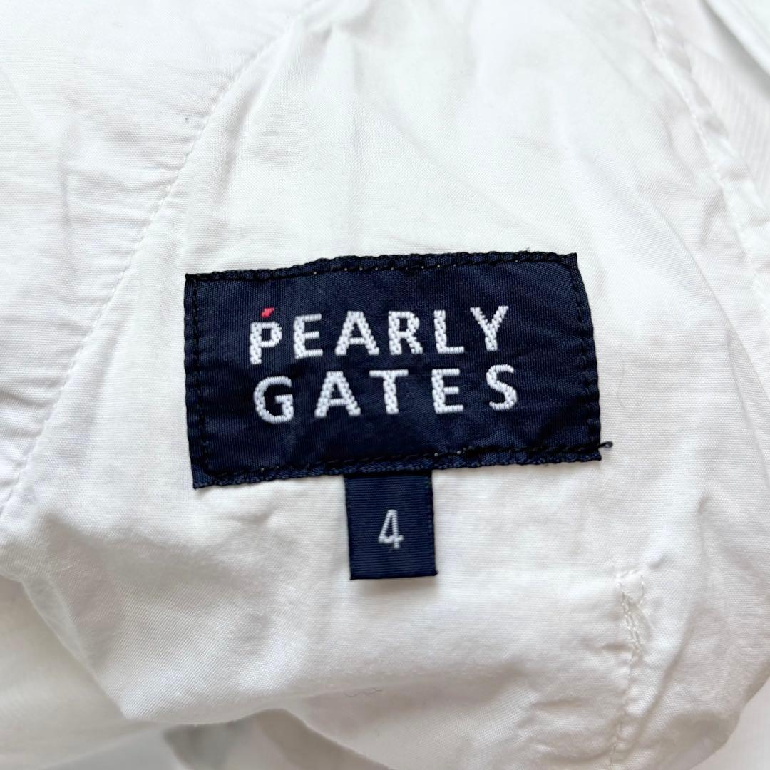 PEARLY GATES パーリーゲイツ ストレッチパンツ ルアンチンカルゼ 白