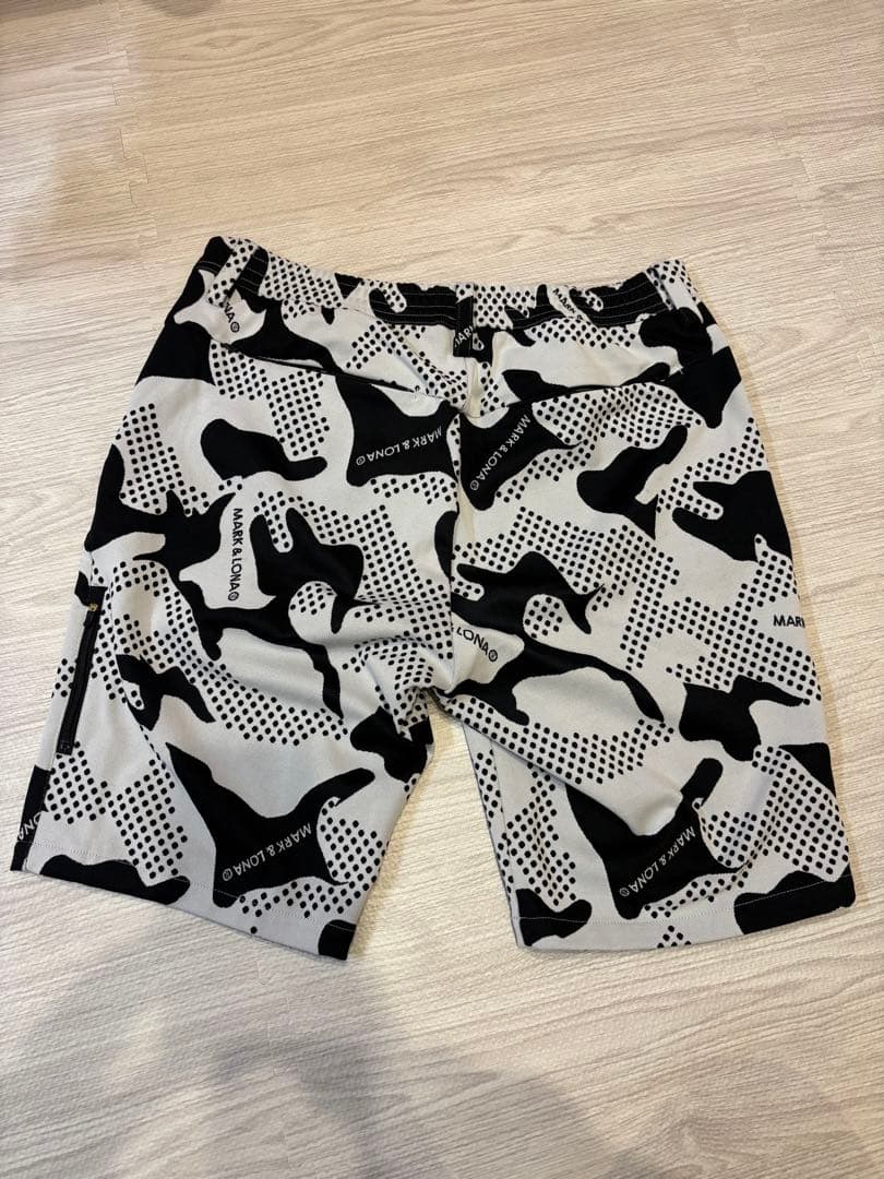 【美品】MARK&LONA ショートパンツ メンズ ホワイト マーク＆ロナ