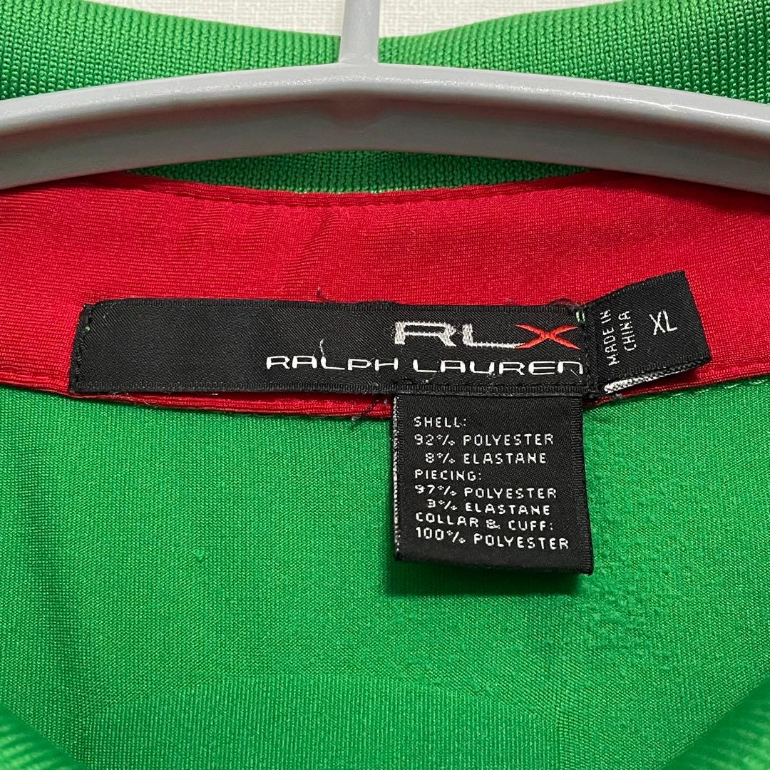 RLXラルフローレン 半袖ポロシャツ ロゴプリント　XL
