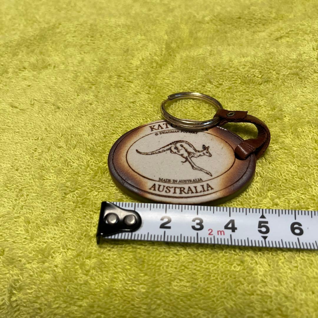 新品平成レトロ【陶器製AUSTRALIA KATOOMRAキーフォルダー】