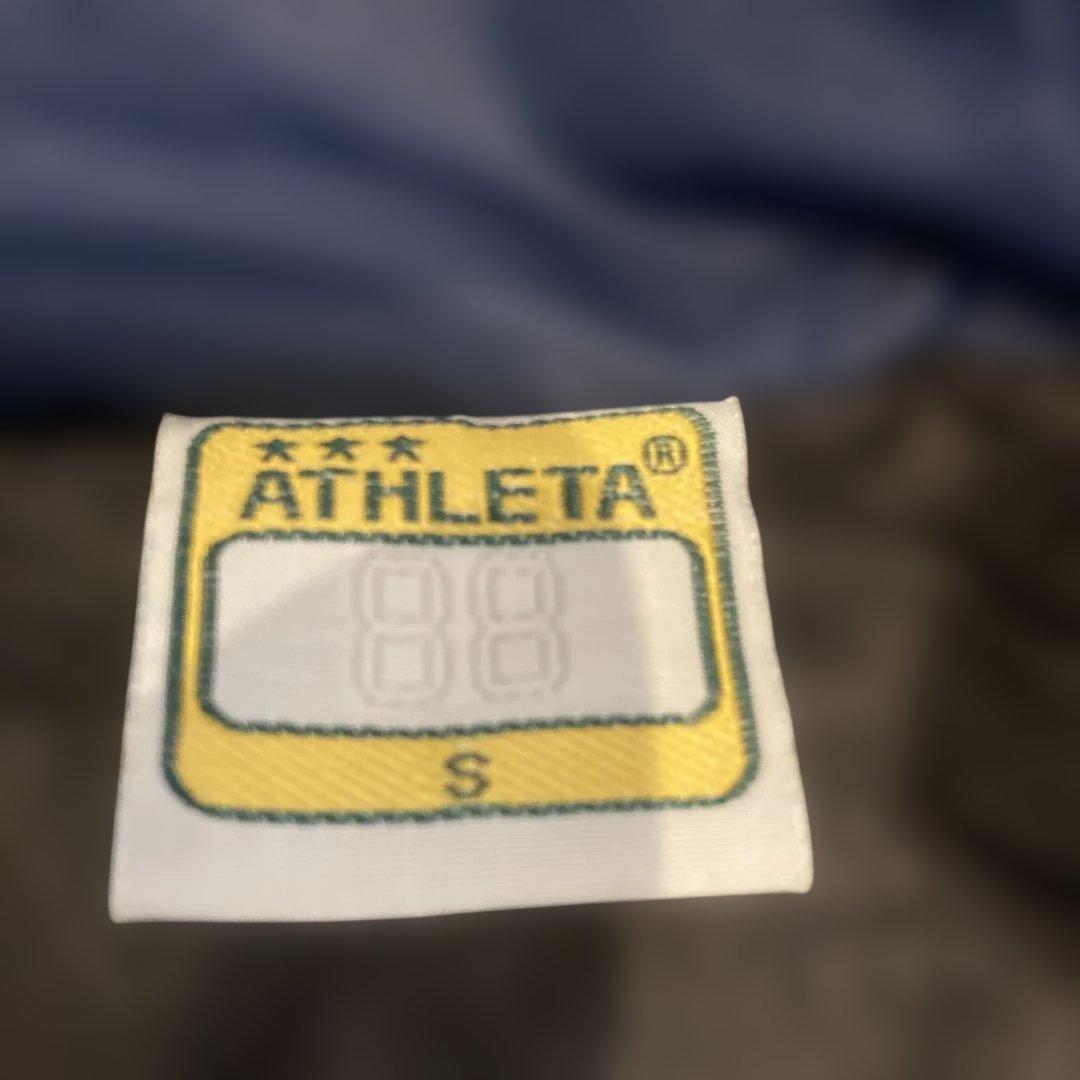 ATHLETA【S】ベンチコート 迷彩ネイビ