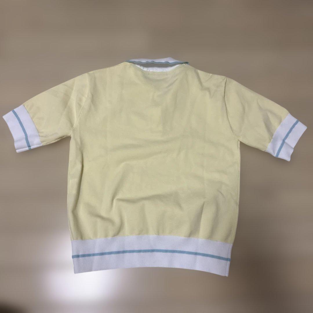 ADABAT STREAM ポロシャツ Mサイズ イエロー　ゴルフ　golf