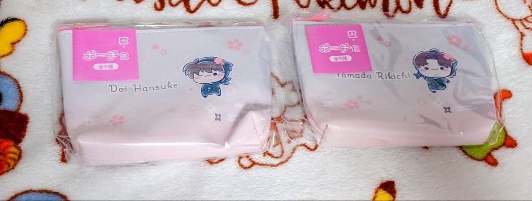 ら*ら様 忍たま　桜もちぴこ　フリューくじ　土井半助/山田利吉　もちぴこぬいぐる