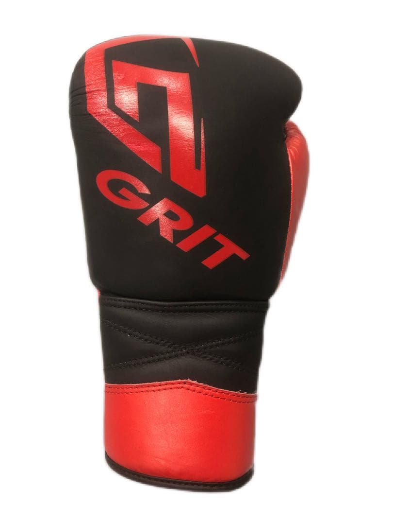 GRIT メタリック　ボクシンググローブ　レッド　紐式　Nexus公式グローブ