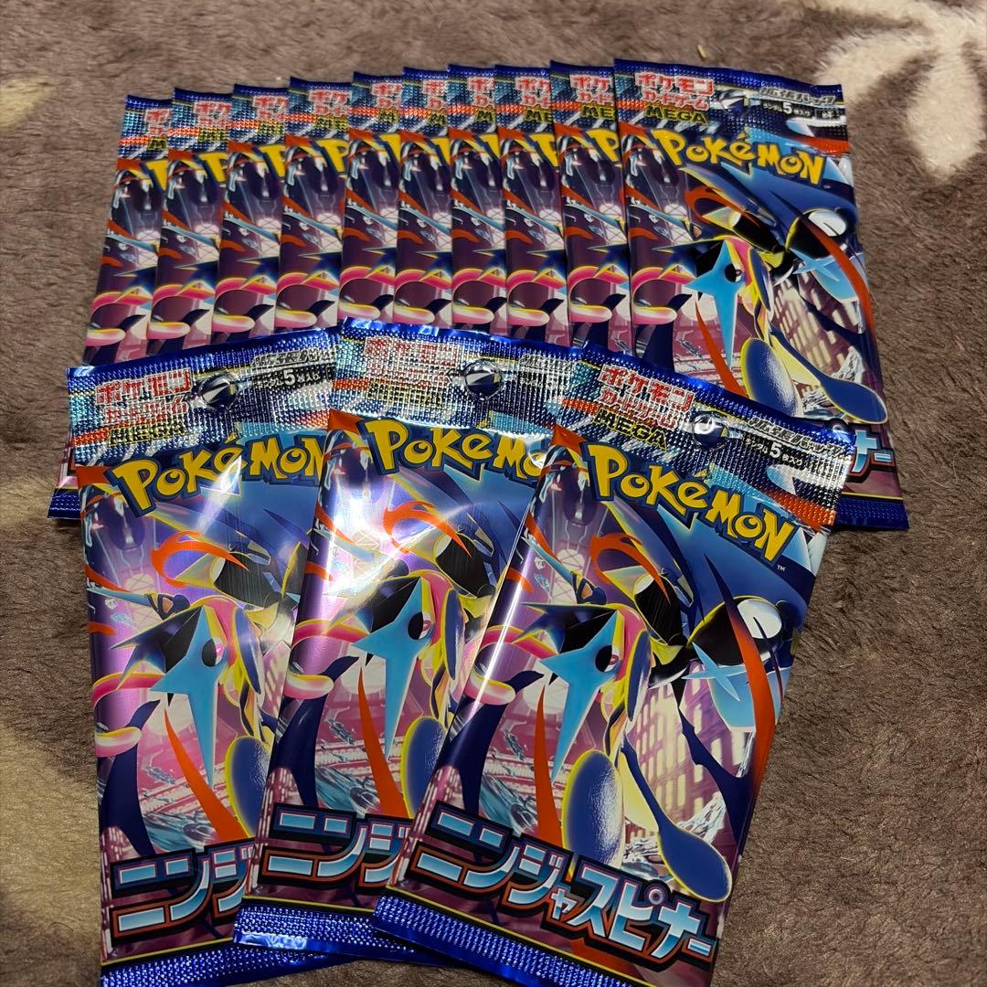 ポケモンカードゲームMEGAニンジャスピナー BOX &バラパック