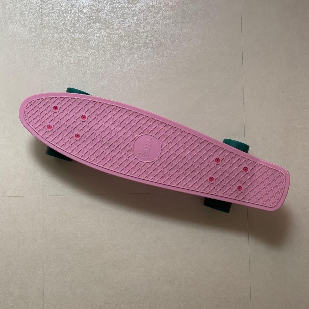 Penny フラットデッキ スケートボード(ピンク)