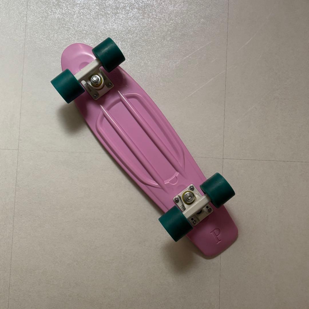 Penny フラットデッキ スケートボード(ピンク)