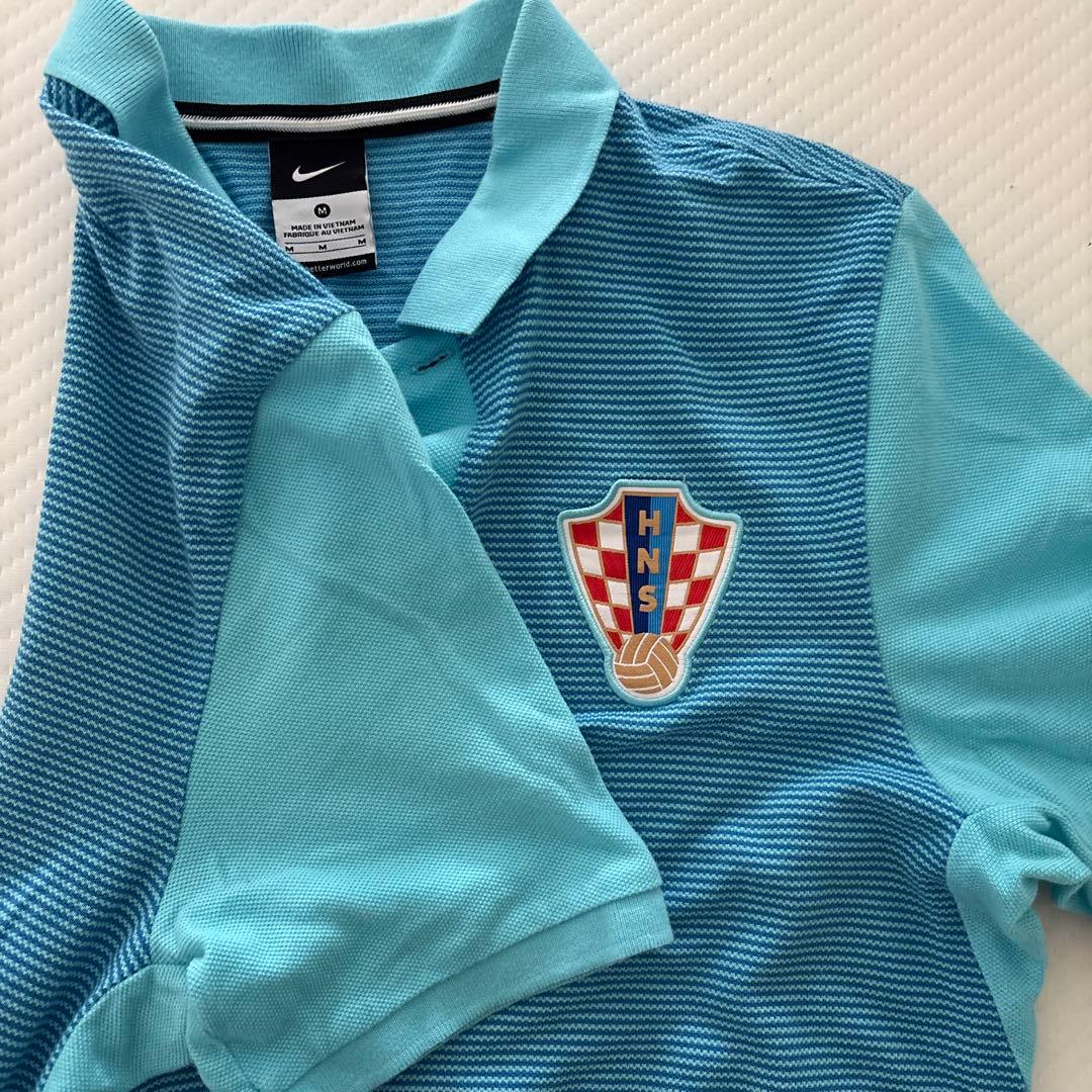 Nike クロアチア代表ポロシャツ M 水色
