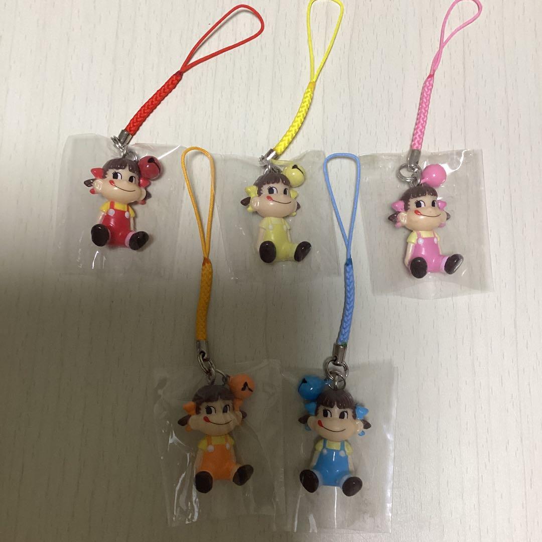 不二家　ペコちゃん その他　フィギュア　ストラップセット　23体　まとめ売り