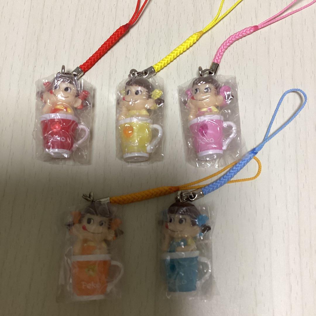 不二家　ペコちゃん その他　フィギュア　ストラップセット　23体　まとめ売り