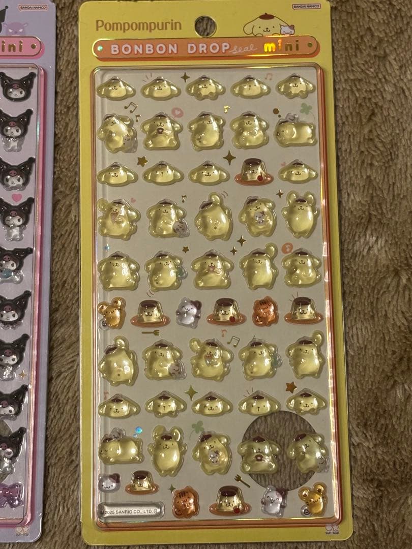 サンリオ　正規品　ボンボンドロップミニシール 6枚セット