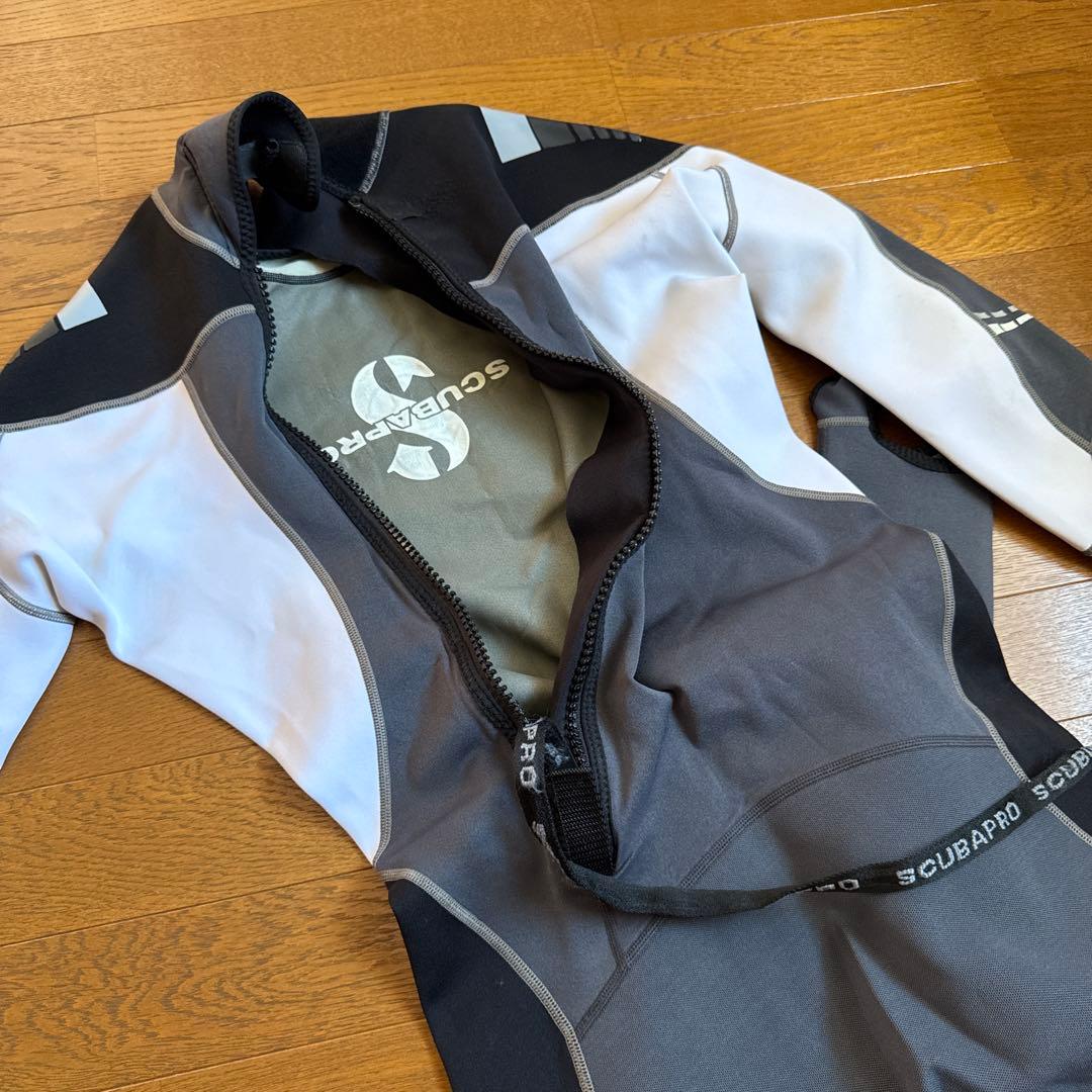 SCUBAPRO ウェットスーツ 長袖 グレー/ホワイト
