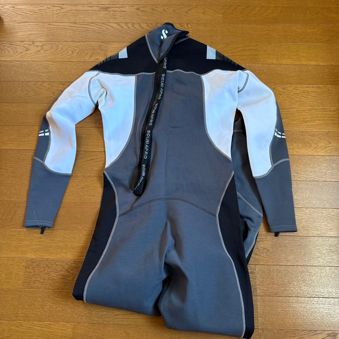 SCUBAPRO ウェットスーツ 長袖 グレー/ホワイト
