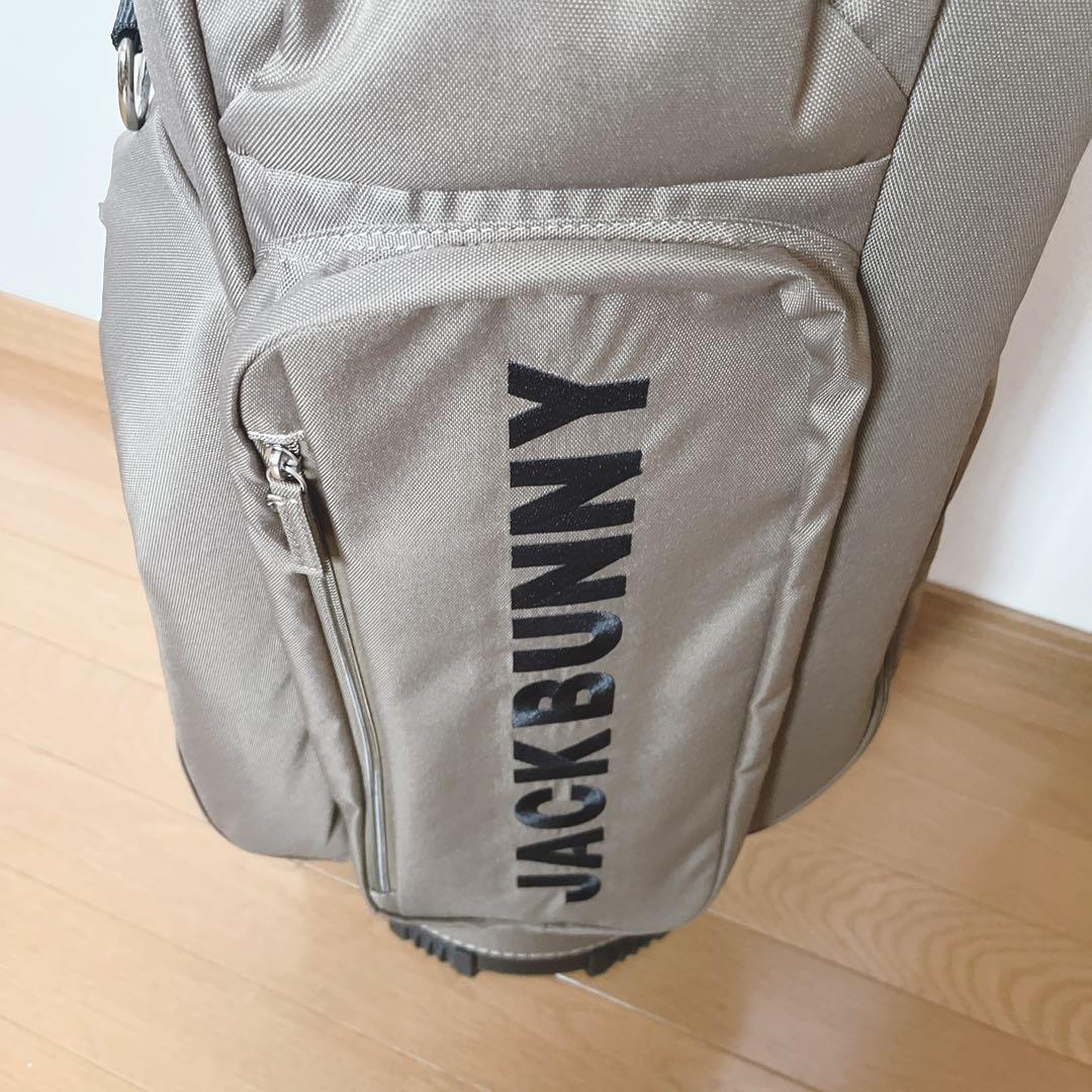 K304 JACK BUNNEY キャディバッグ カーキー色 フード ベルト無し