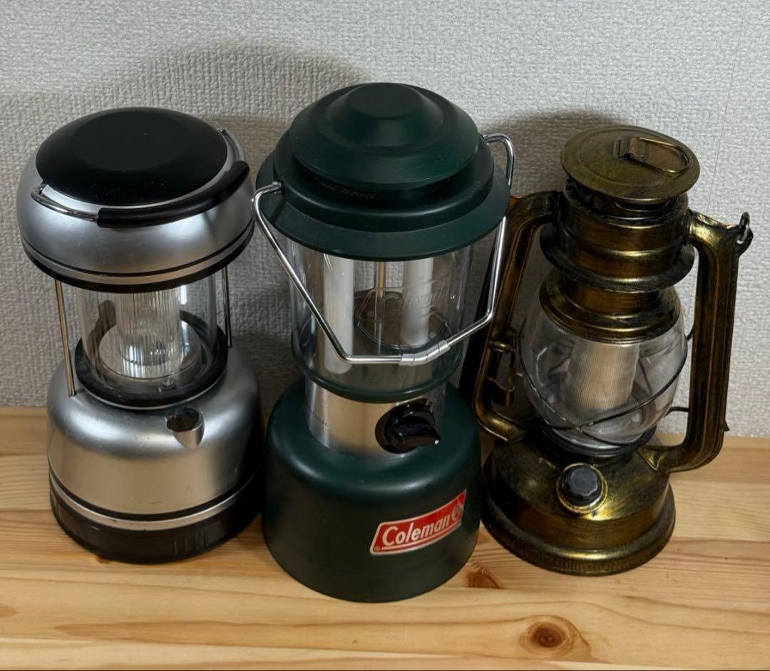 キャンプ用ランタンの まとめ売りセット（13点）