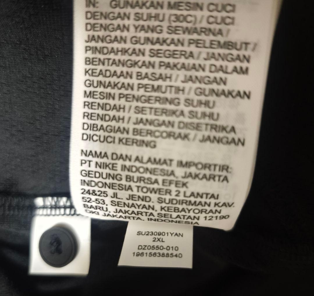 ●ジョーダンゴルフ　ポロシャツ　ブラック 2XL NIKE