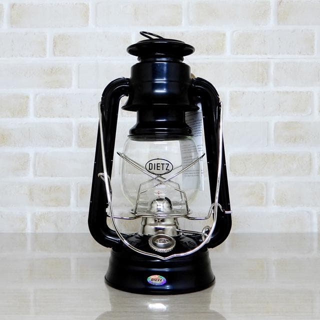 ホヤセット Dietz #76 黒銀 ニッケルメッキ ブラック ランタン 新品