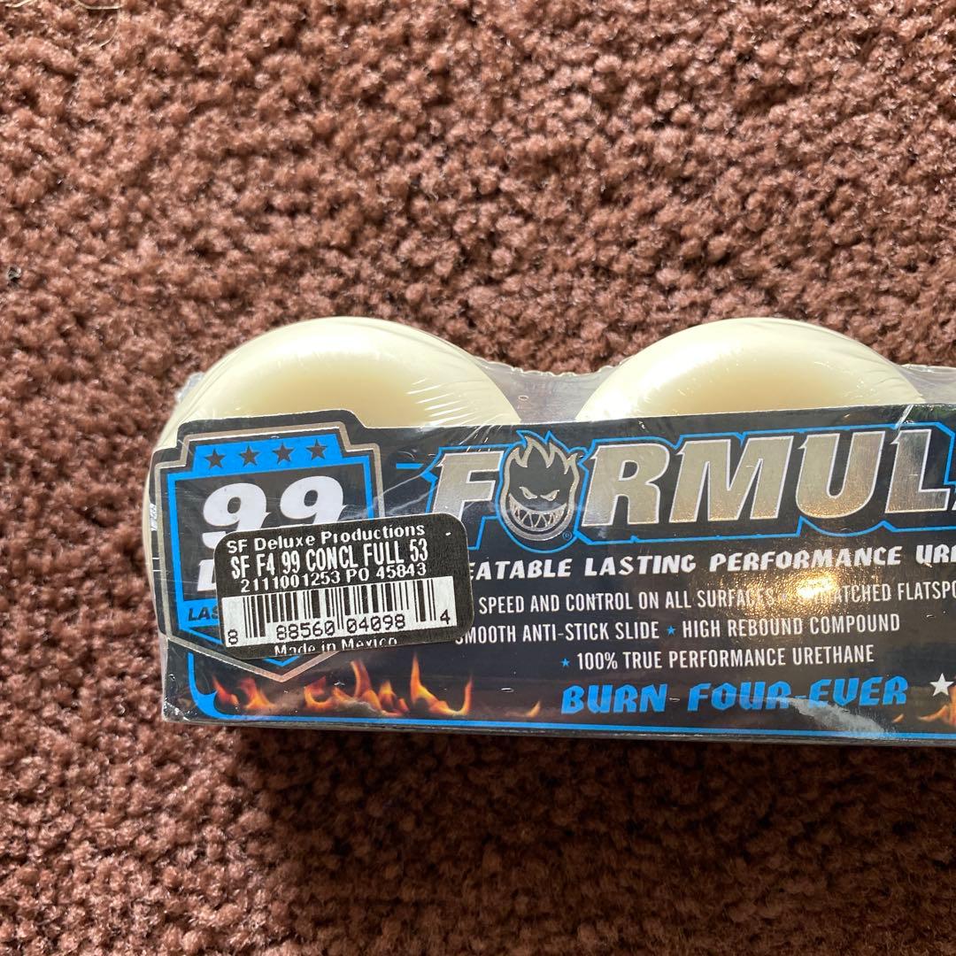 Spitfire Formula Four 99A 53mm スケボーウィール