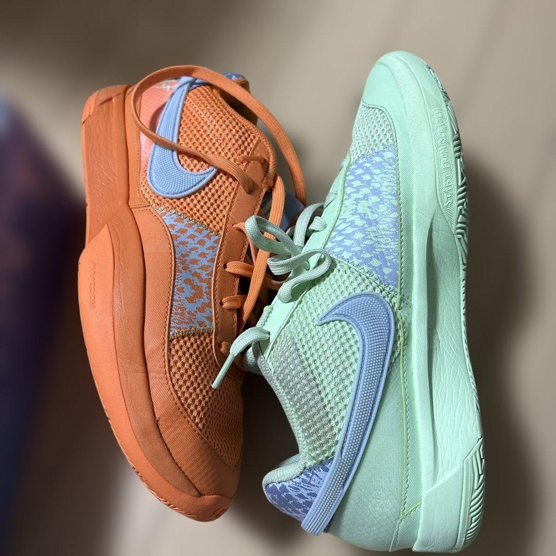 シューズ(男性用) Nike Ja 1 \"Bright Mandarin/Vapor Green\"