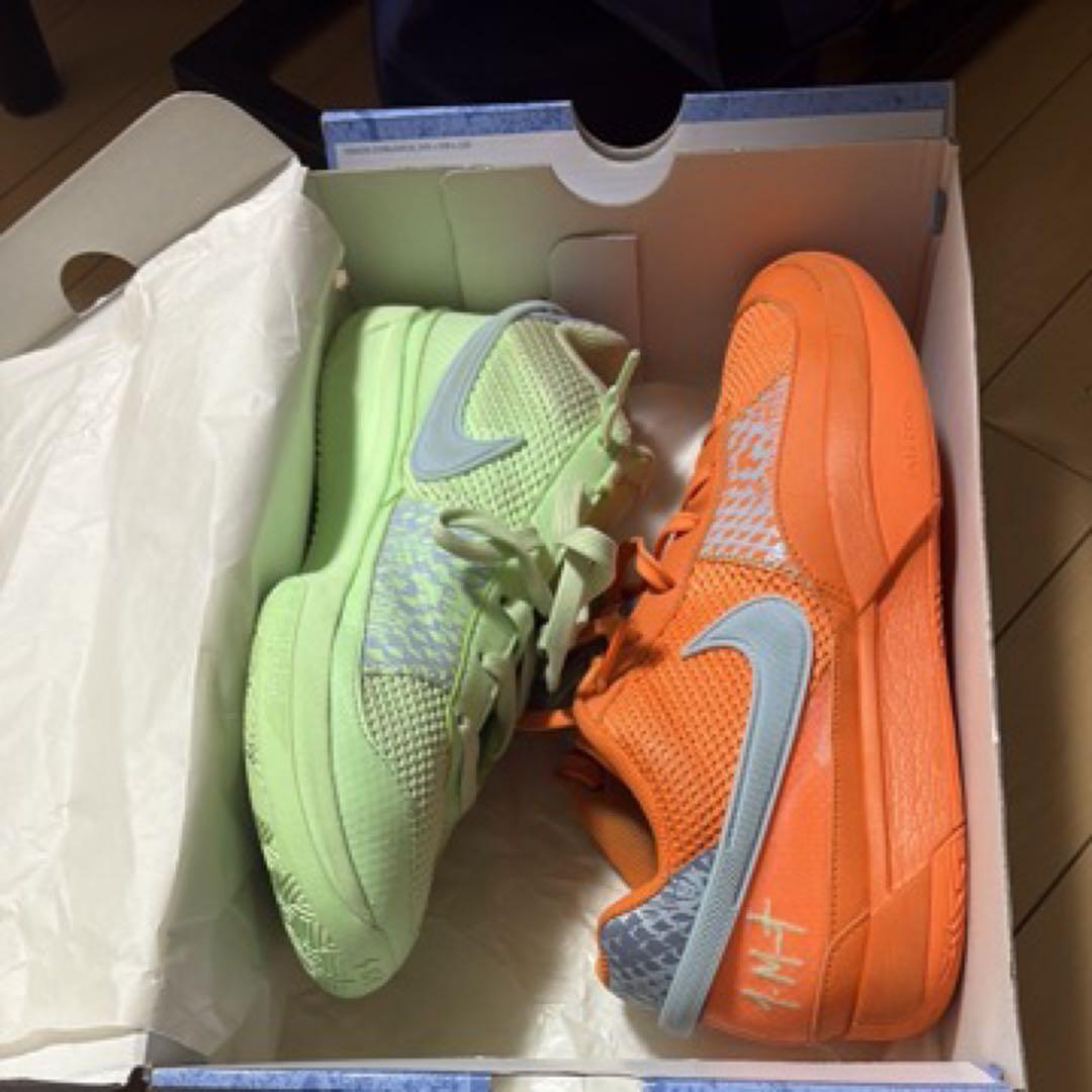 シューズ(男性用) Nike Ja 1 \"Bright Mandarin/Vapor Green\"