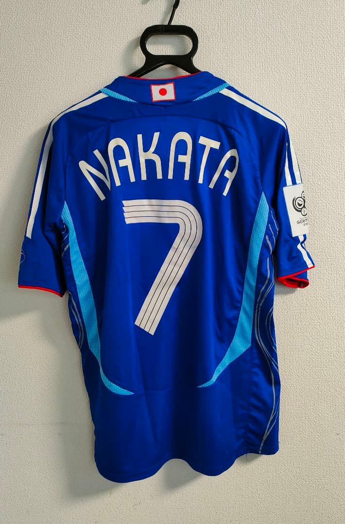 日本代表　サッカー　中田英寿　NAKATA 7 M ドイツワールドカップ