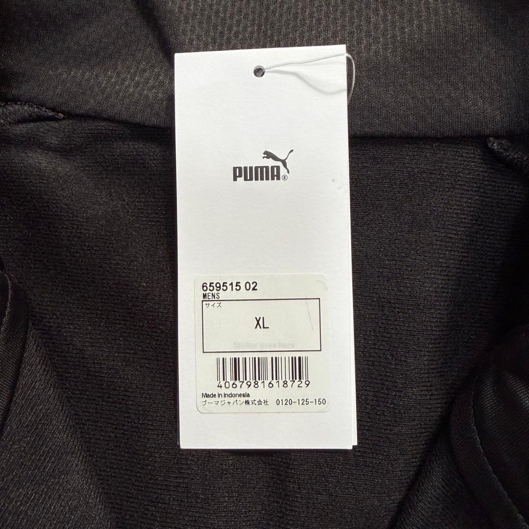 PUMA プーマ　サッカーウェア　上下セット　長袖　パンツ　黒ブラック　XL新品