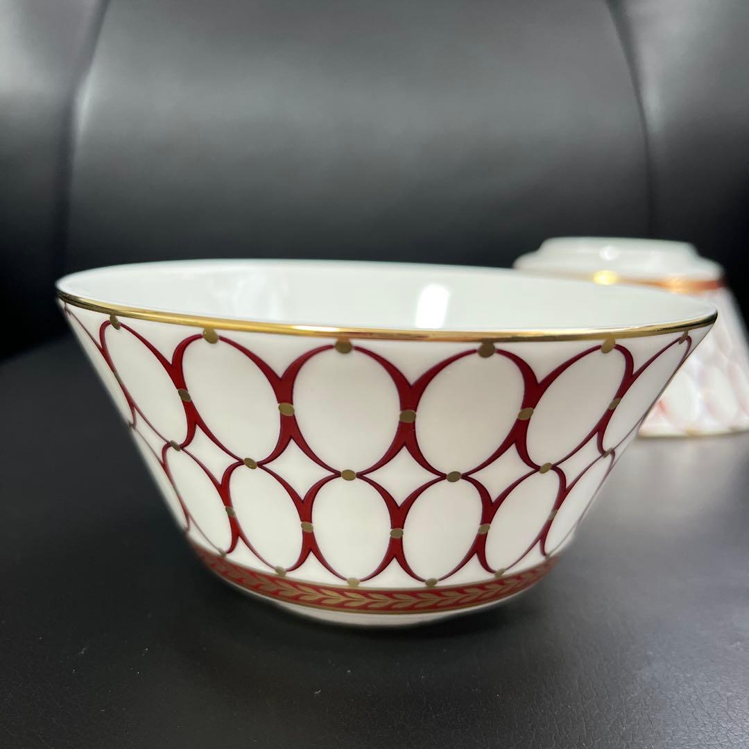 ［新品］ ルネッサンスゴールド(レッド) ボウルセット