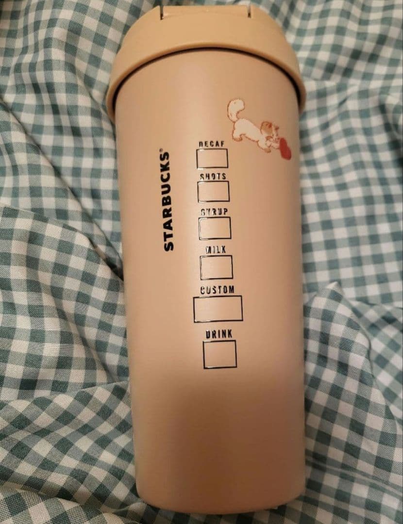 【新品送料込】スタバ バレンタイン ステンレスTOGOボトル473 ベージュ猫