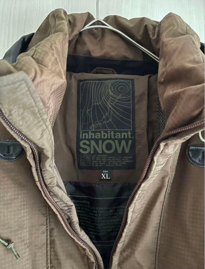 スノーボード inhabitant RODEO DOWN JACKET XL(USA)