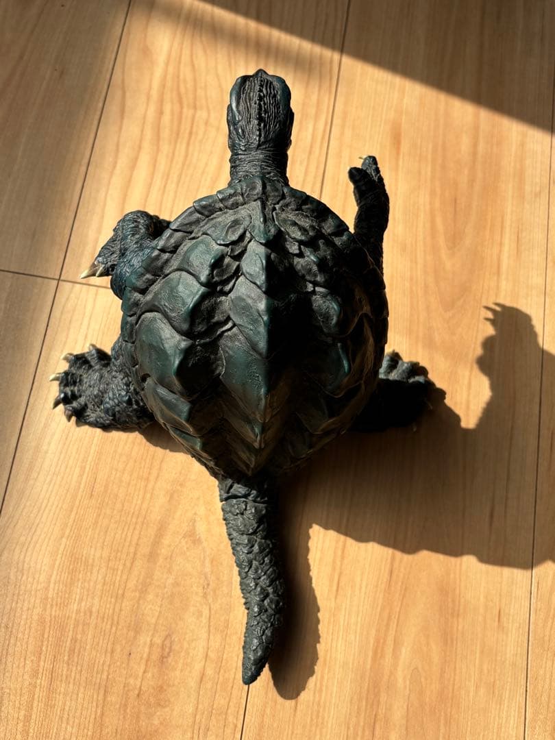X-PLUS ガメラ 可動ソフビ 90年代 大映 怪獣 フィギュア 足爪1個割れ