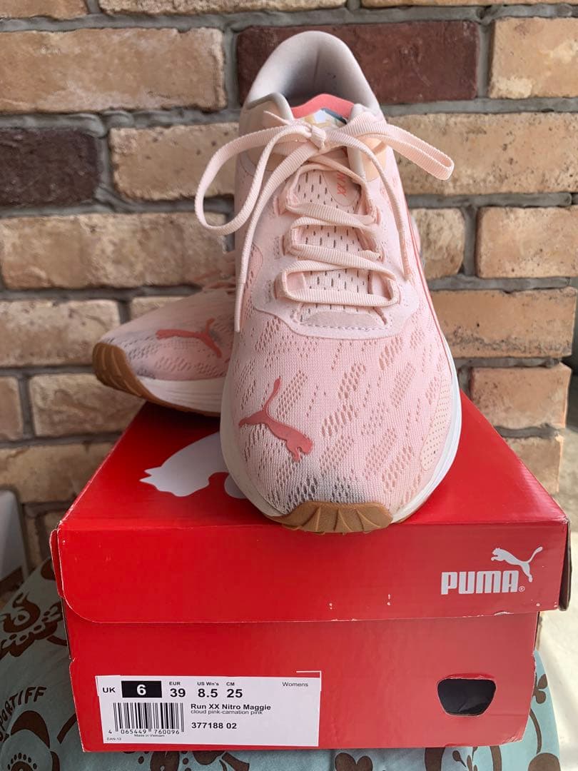 正規品一度使用！25cm Puma RunXX Nitro Maggieピンク