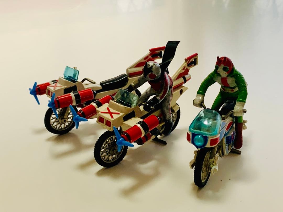 ポピー 超合金 ポピニカ 仮面ライダー クルーザー　ハリケーン 中古品 レトロ