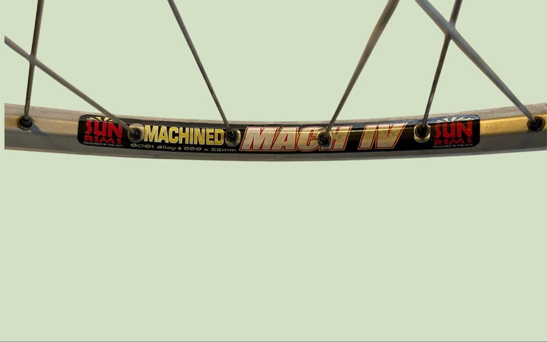 シマノ Deore ハブ& SUN RIMS MACH IV 前後ホイールセット