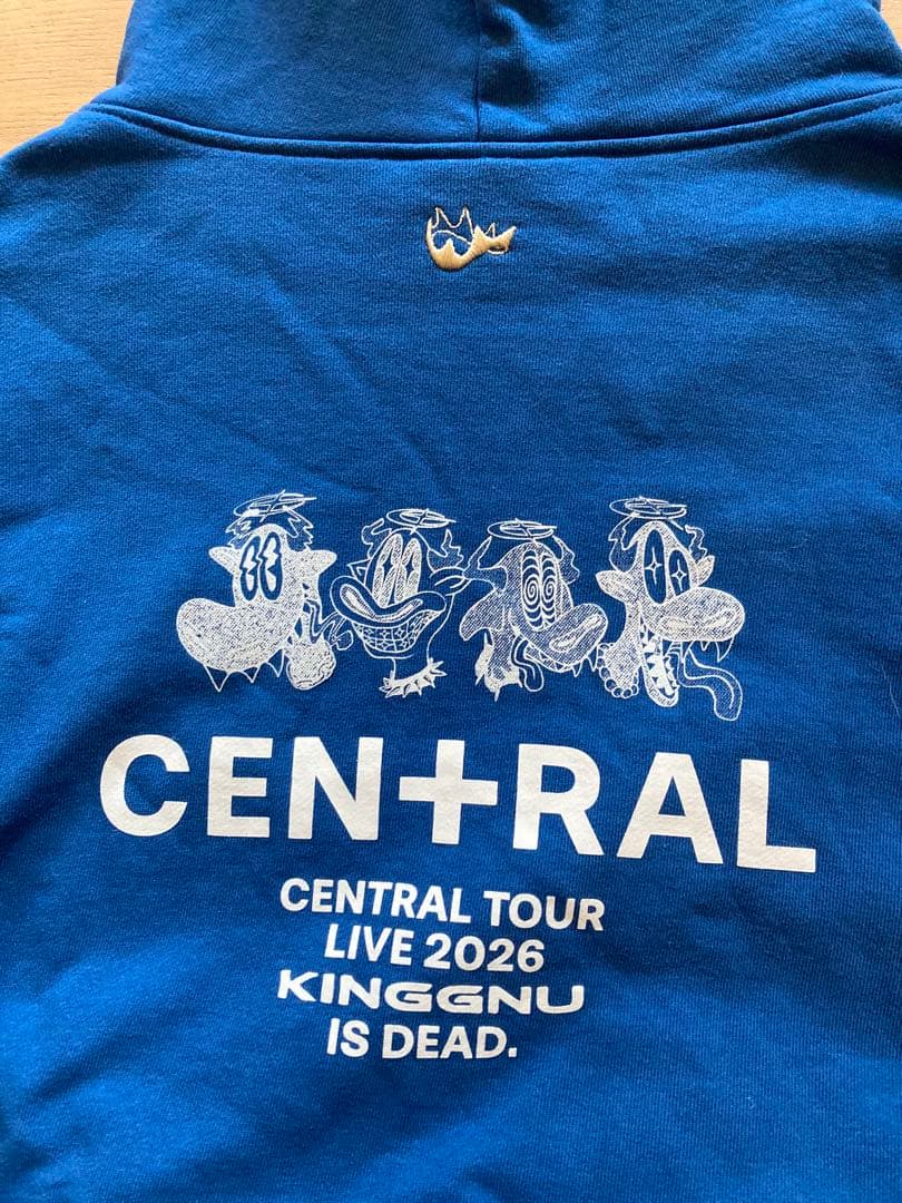 KING GNU CENTRAL TOUR 2026 フーディ Ｌサイズ