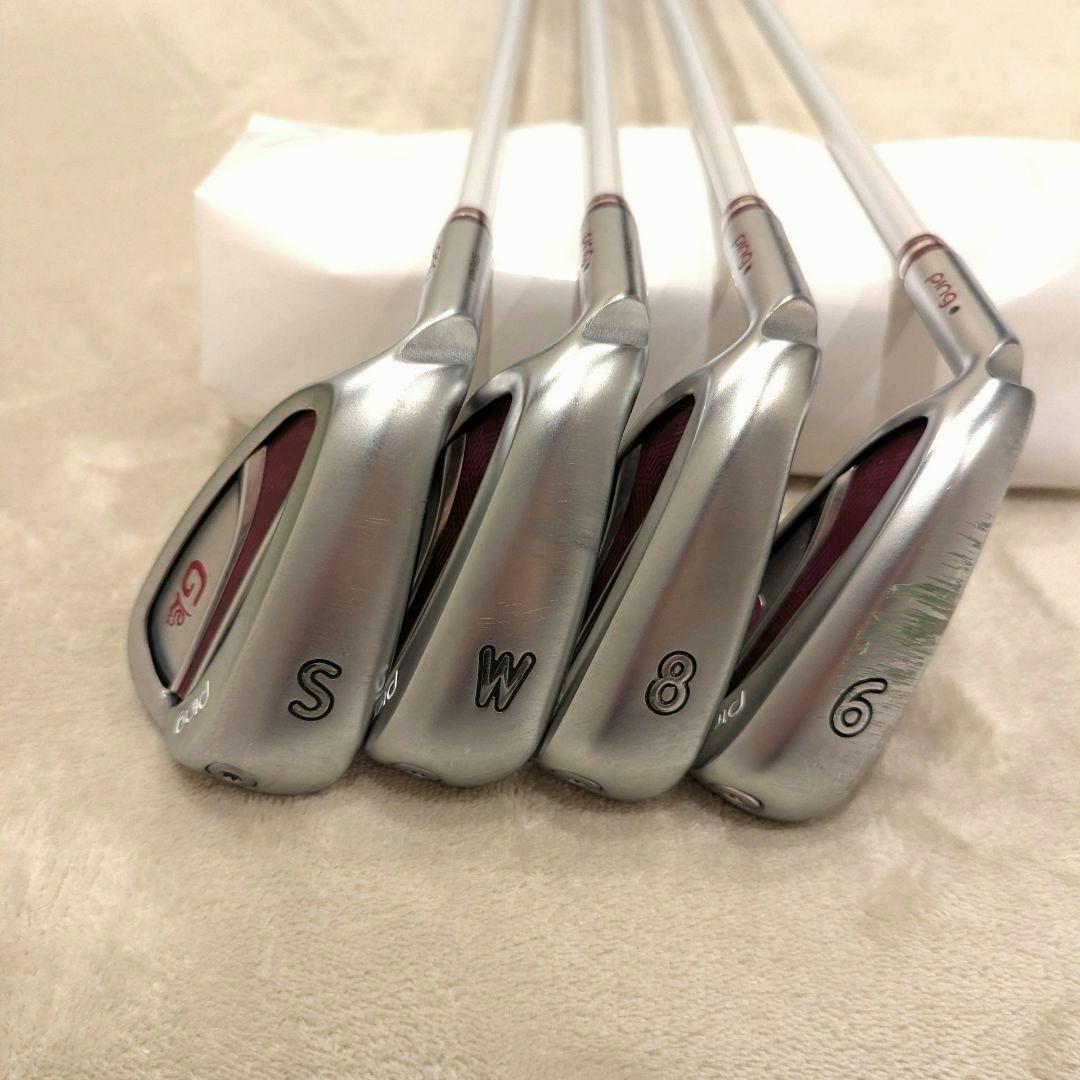 レフティ PING GLe2 レディース アイアン 6I 8I PW SW