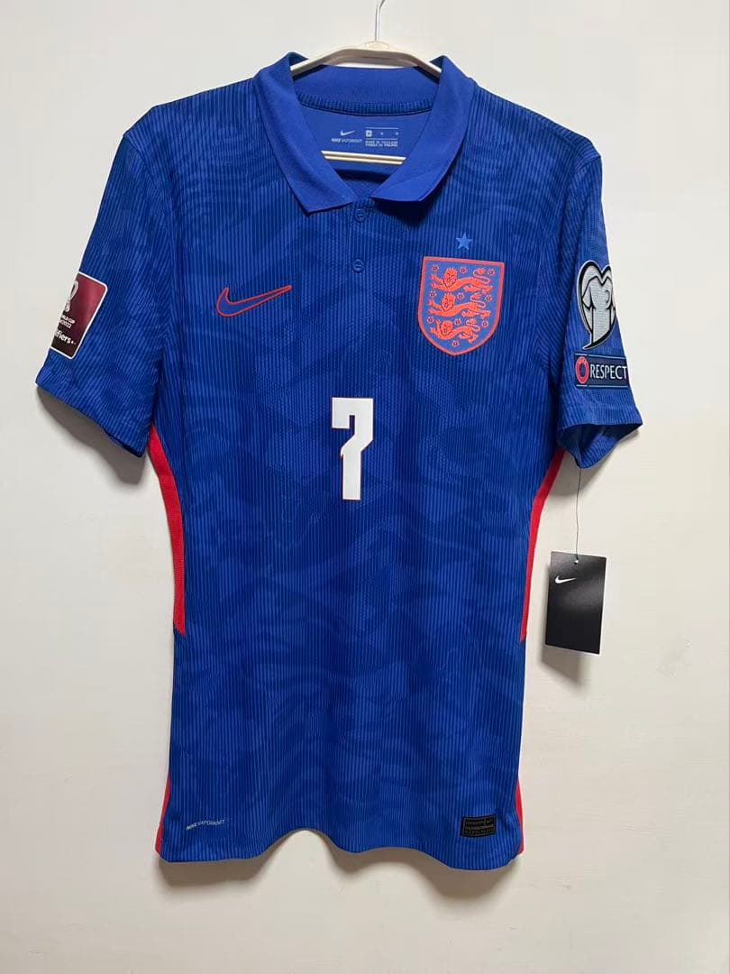 選手支給品イングランド代表ジャージ GREALISH World cup
