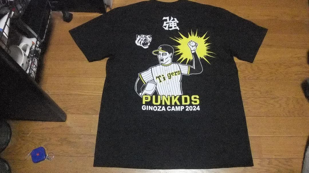 tee 黒 punkdrunkers XL パンクドランカーズ 阪神タイガース