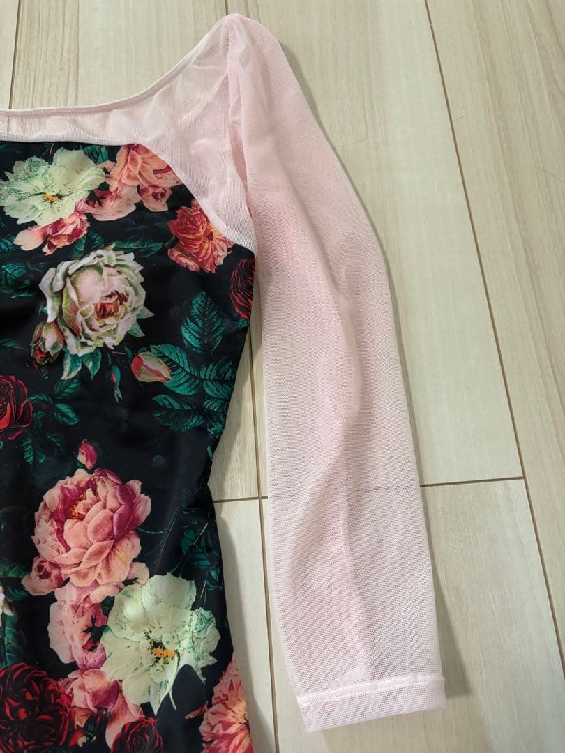 【美品】Leotard. Tokyo 7分袖レオタード Lサイズ