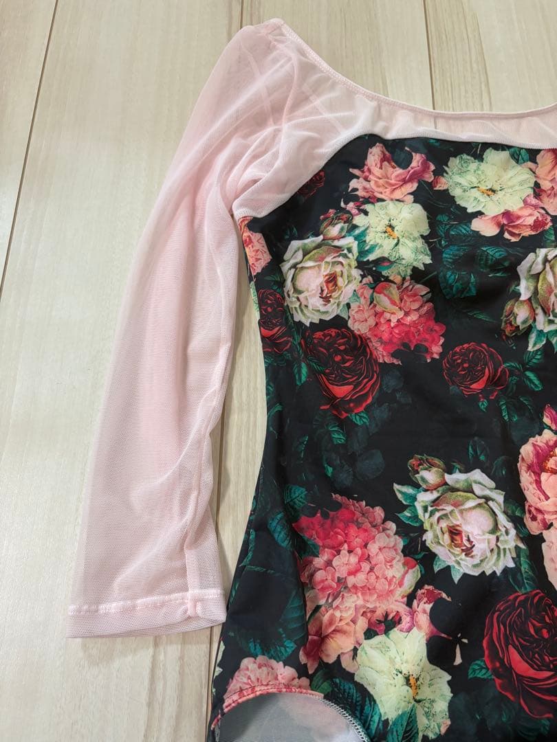 【美品】Leotard. Tokyo 7分袖レオタード Lサイズ