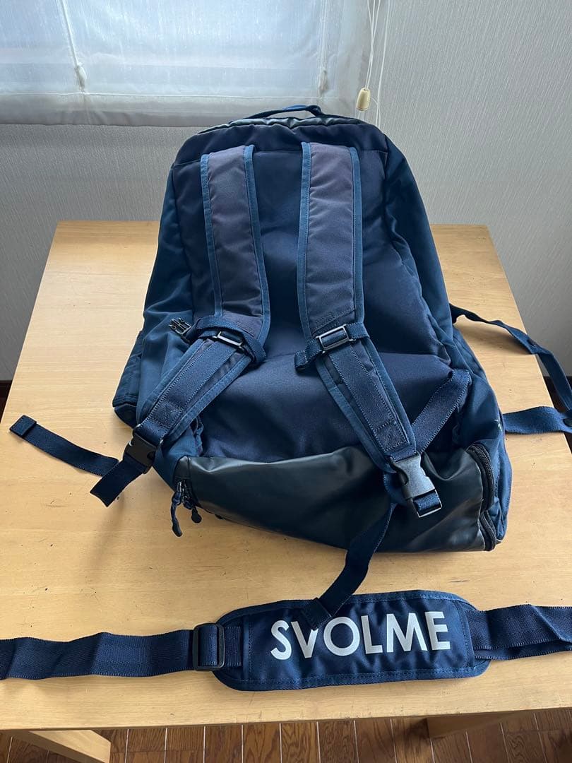 SVOLME 3WAYポストンバッグ ネイビー　サッカー　フットサル　遠征　合宿