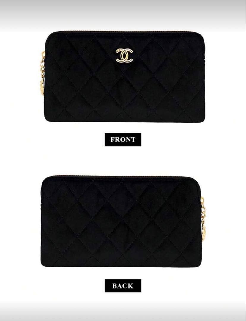 ♡非売品CHANEL ブラック キルティングポーチ ♡