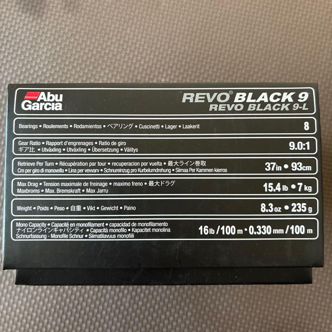 Abu Garcia REVO BLACK 9 ベイトリール