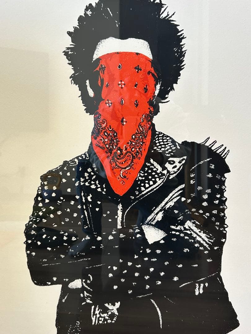 DOLK ドルク　PUNK パンク シルクスクリーン ポップアート 額装済み