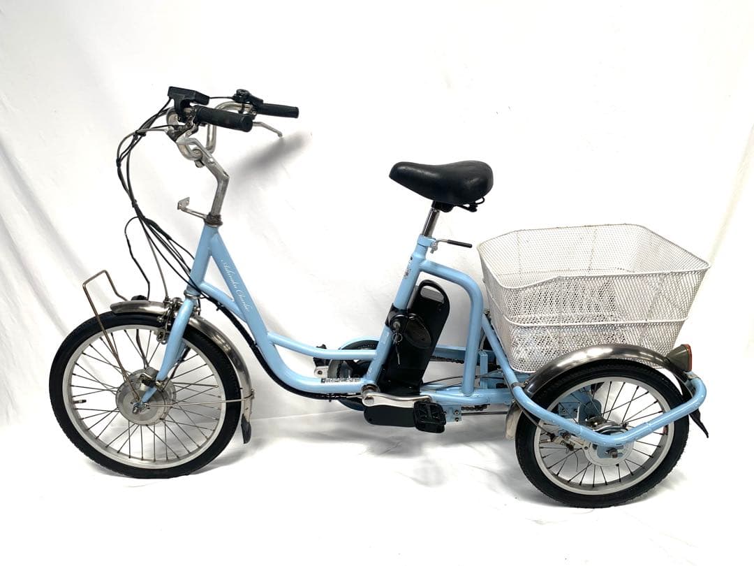 【即乘】送料無料 電動アシスト三輪自転車 24V5.8Ah 20-16動作確認済