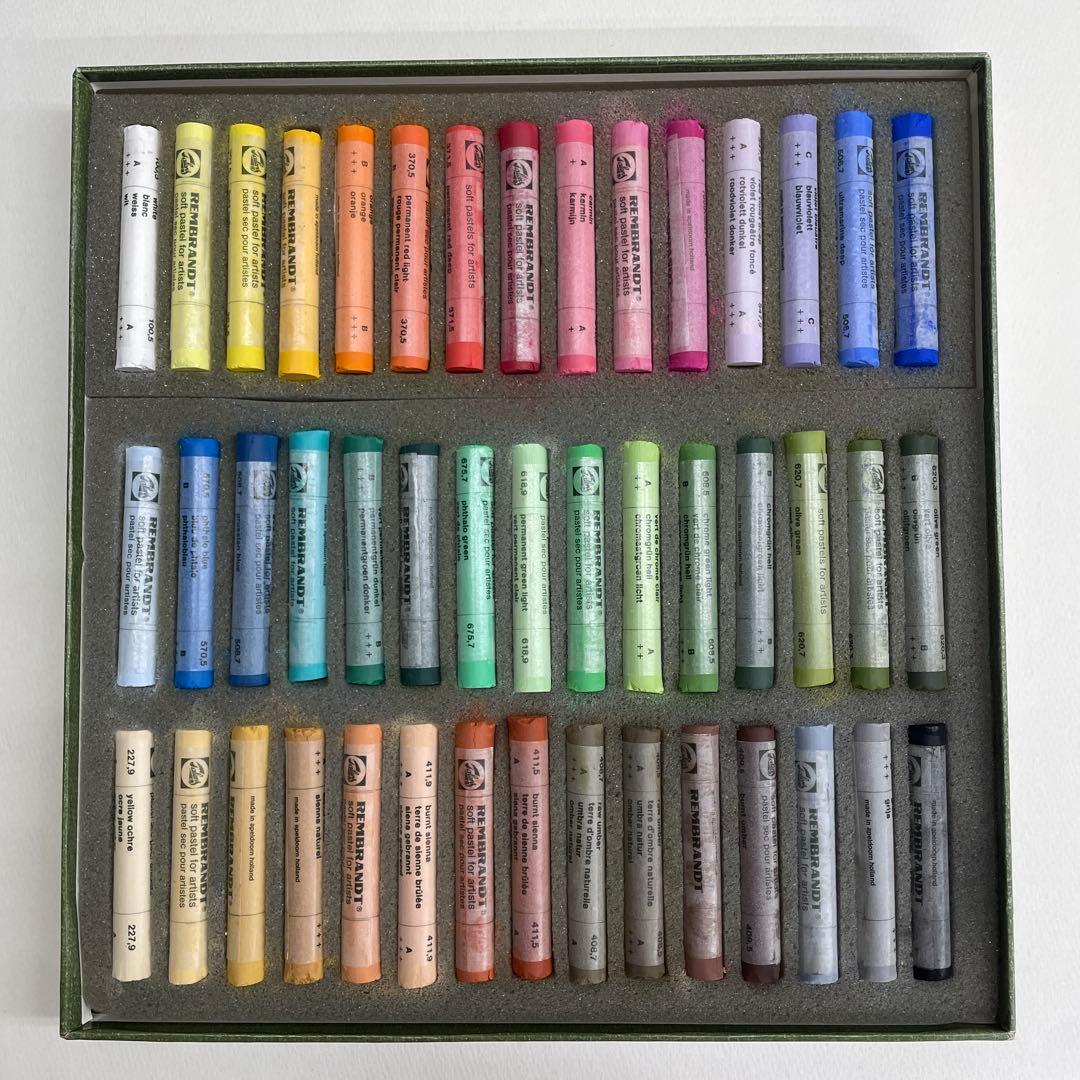 Talens Rembrandt ソフトパステル 45本セット