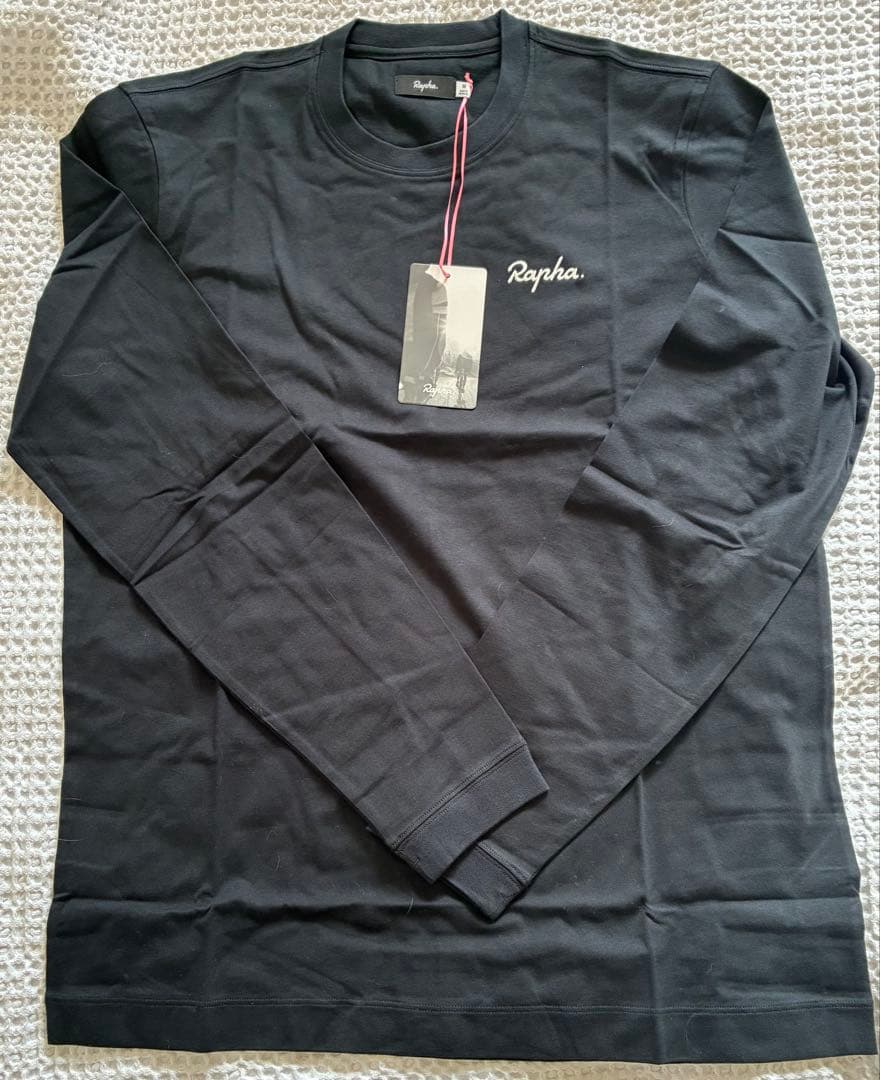 h*e様 Rapha LOGO LONGスリーブTシャツ　Mサイズ　ブラック