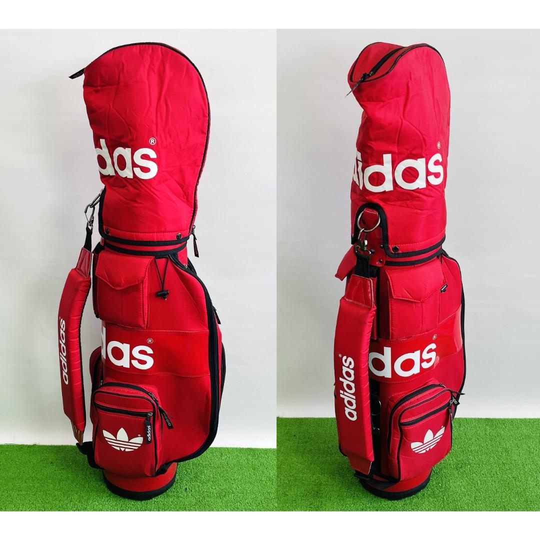 adidas アディダス トレフォイル キャディバッグ ビンテージ