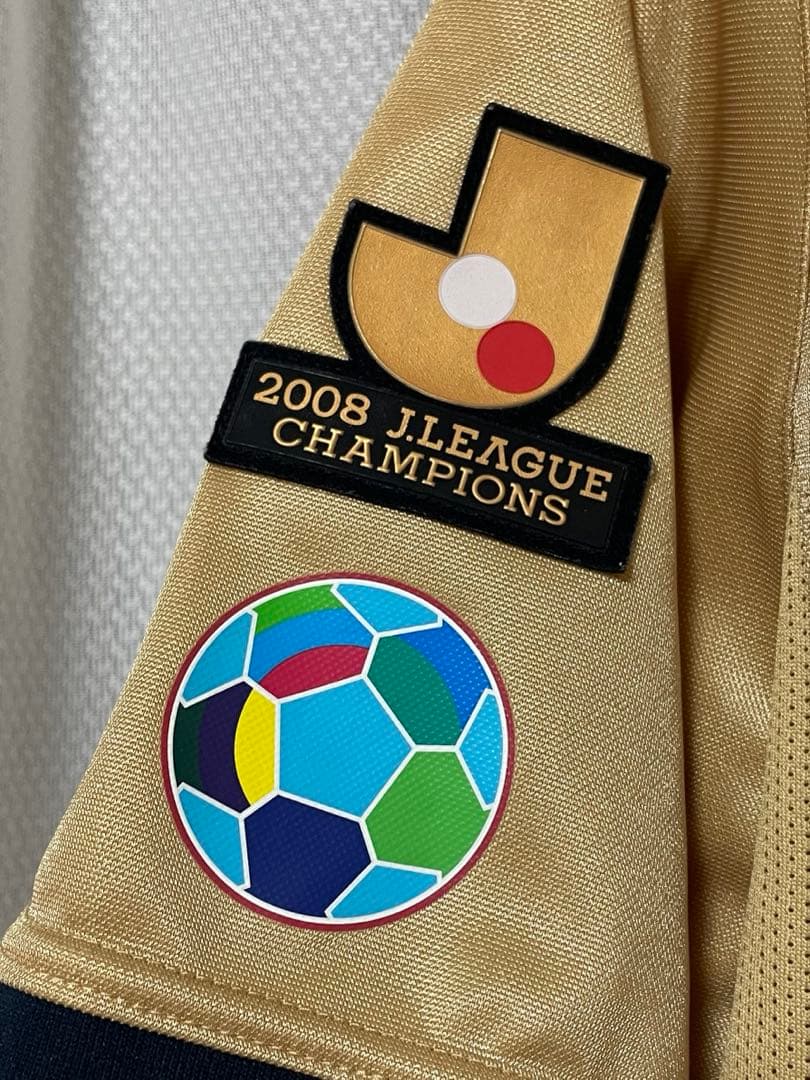Nike 鹿島アントラーズ2009年3rdユニフォーム L ゴールド 12番
