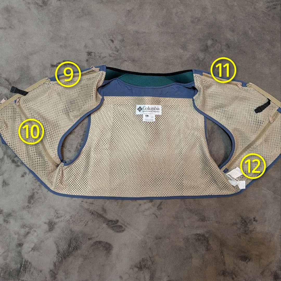 収納力抜群！90sヴィンテージ Columbia メッシュフィッシングベスト