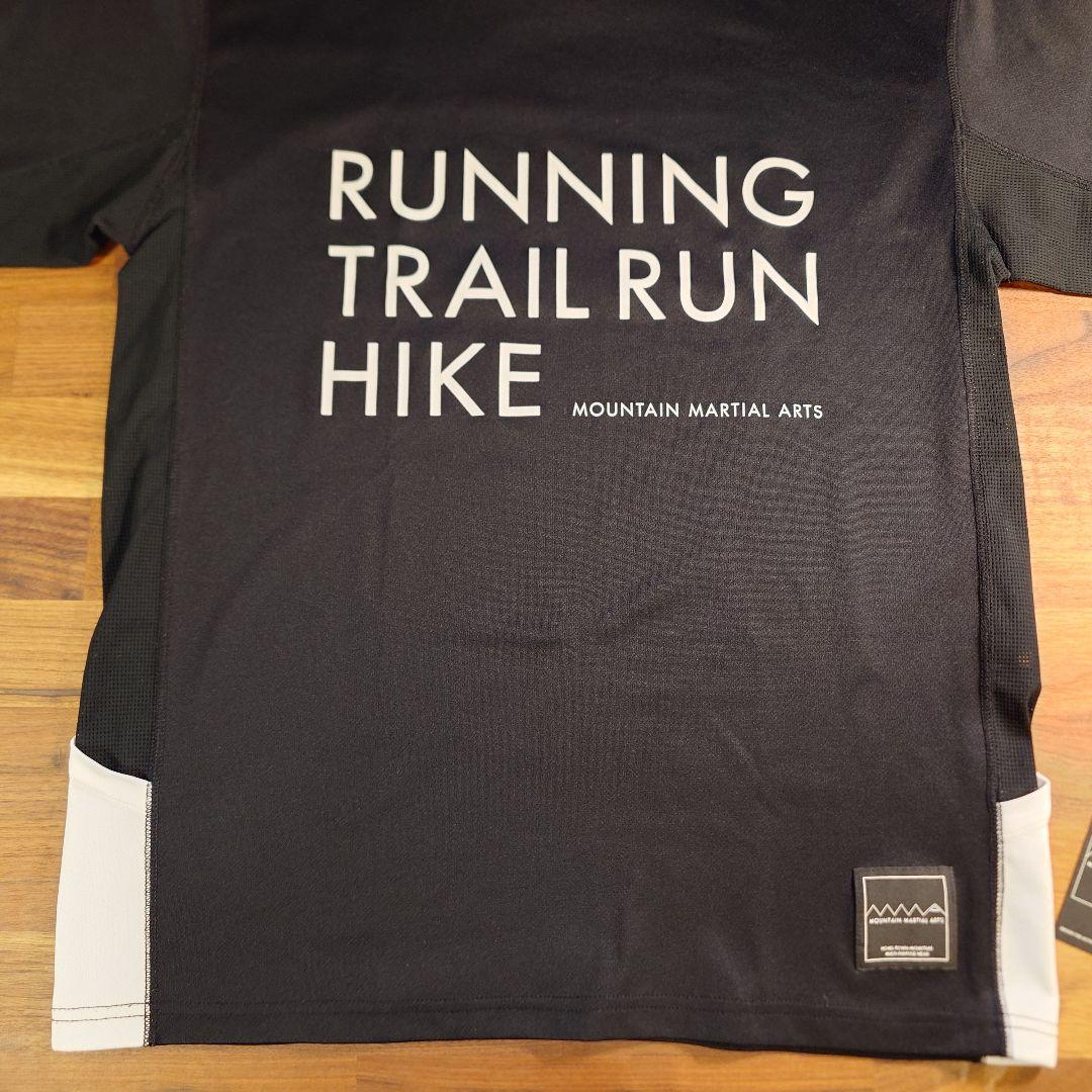 MMA RUN TRAILRUN HIKE Tee Black Mサイズ